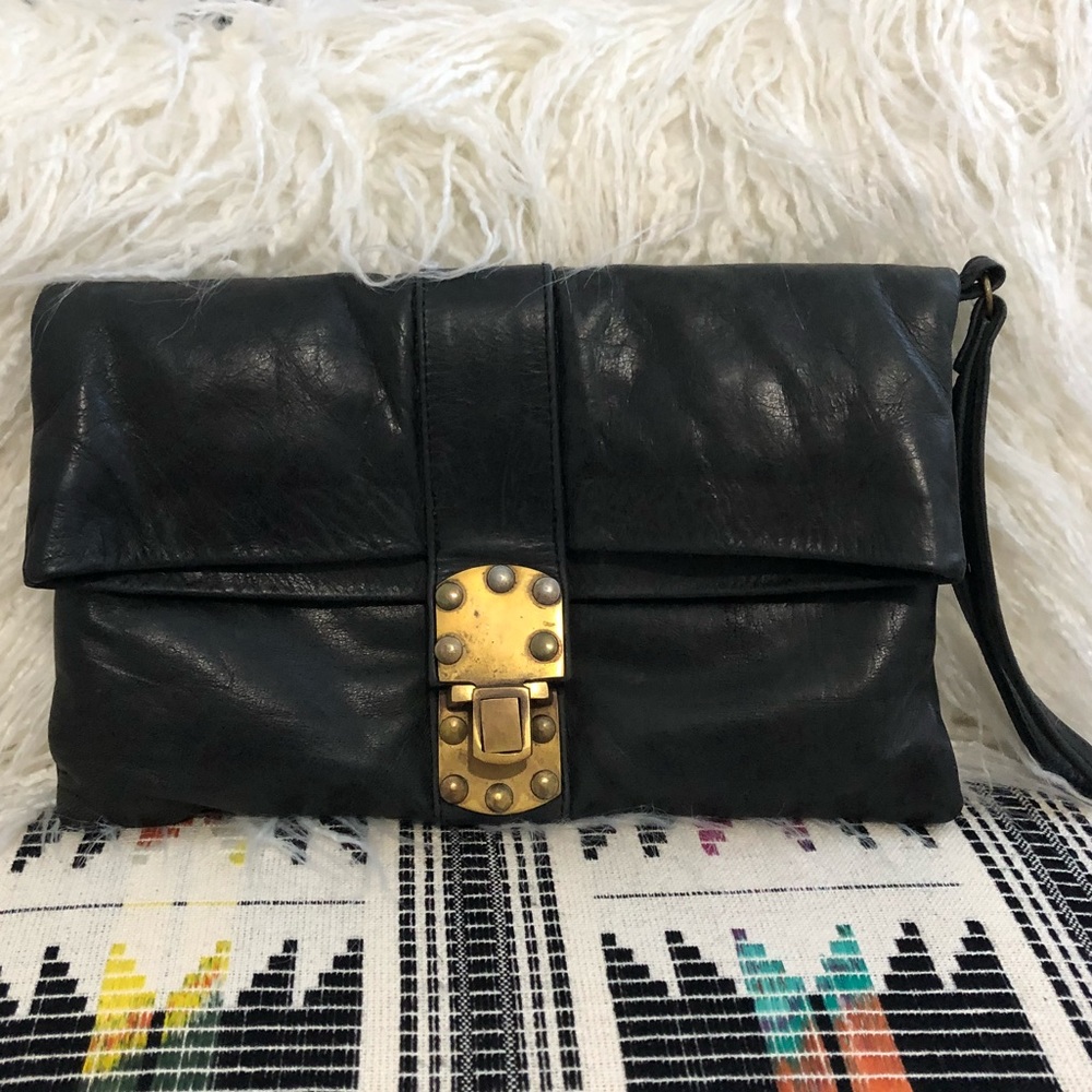 Leather clutch